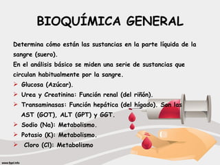 Examenes de laboratorio en el manejo de la gestante en estado