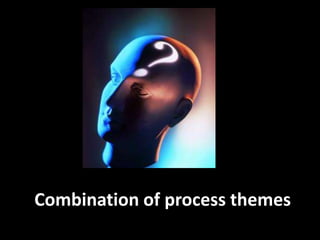 Combination of process themes 
 