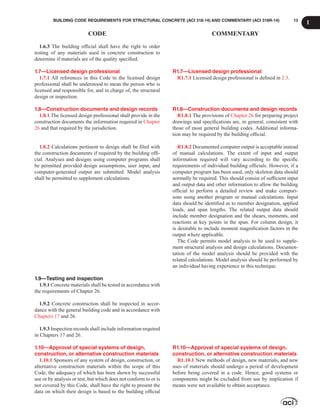 Aci 31814 Building Code Requirements For Structural Concrete And ...