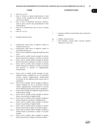 Aci 31814 Building Code Requirements For Structural Concrete And ...
