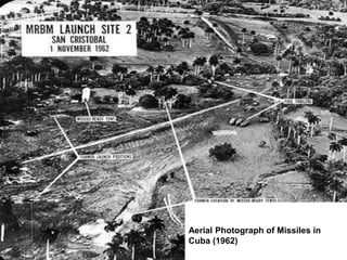 Aerial Photograph of Missiles in
Cuba (1962)
 