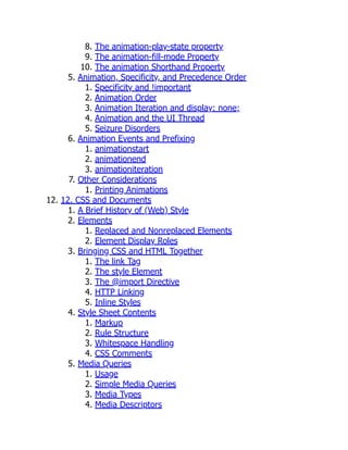 CSS The Definitive Guide Visual Presentation for the Web 4th Edition ...