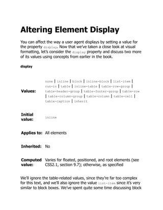 CSS The Definitive Guide Visual Presentation for the Web 4th Edition ...