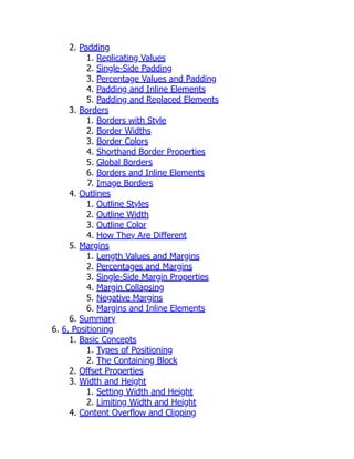 CSS The Definitive Guide Visual Presentation for the Web 4th Edition ...
