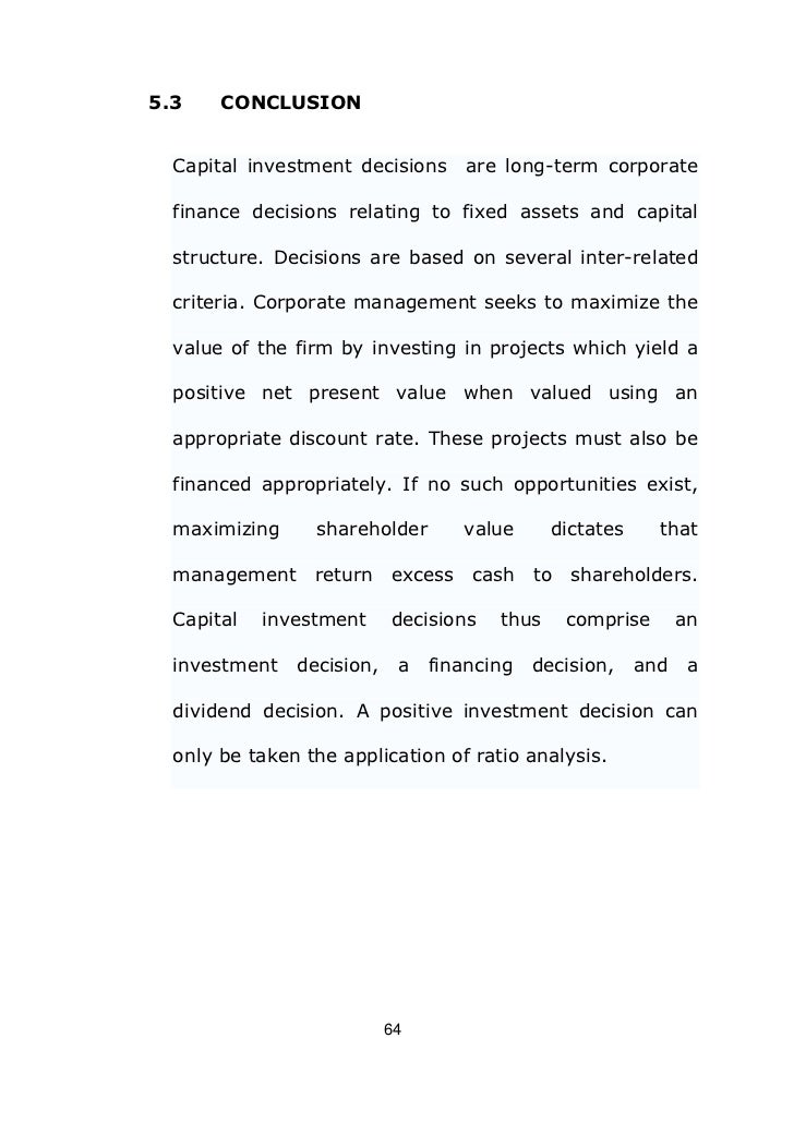 24648682 evaluation-of-ratio-analysis-on-investment 