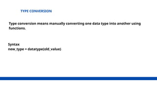 Comprehensive Guide to Type Conversion and Coercion in Python ...