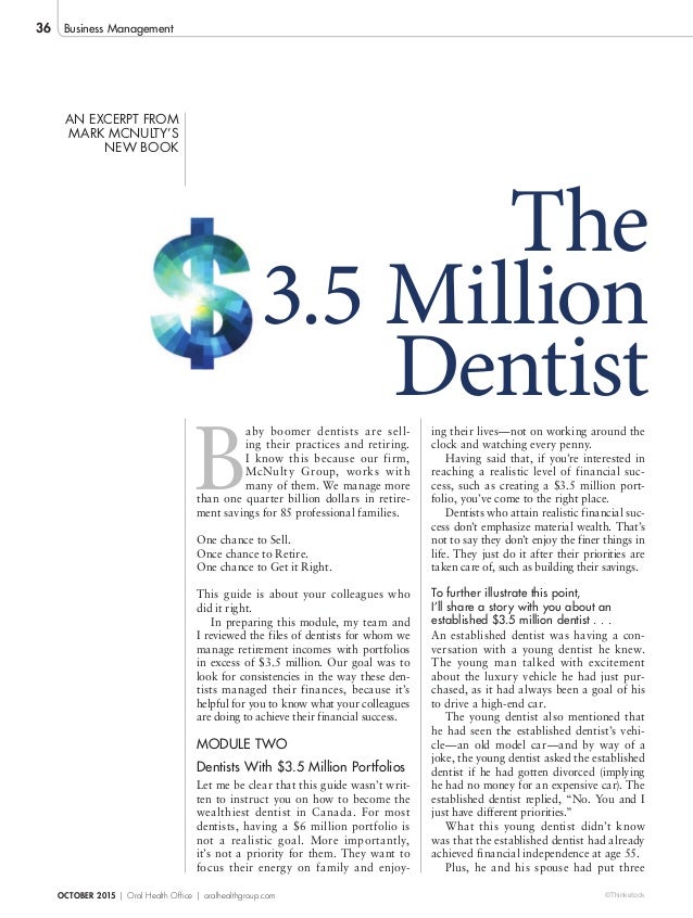 Oral Health Office October 2015