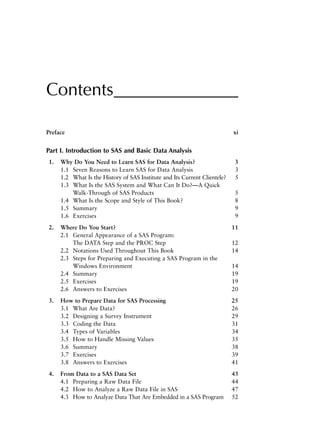 Data Analysis Using Sas Chaoying Joanne Peng | PDF