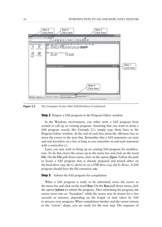 Data Analysis Using Sas Chaoying Joanne Peng | PDF