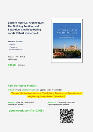 Eastern Medieval Architecture: Byzantine and Neighboring Traditions ...