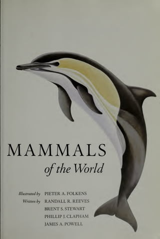 National Audubon Society Guide To Marine Mammals Of The World Randall R ...