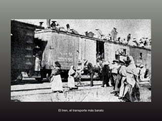 El tren, el transporte más barato 