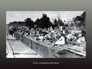 El tren, el transporte más barato 