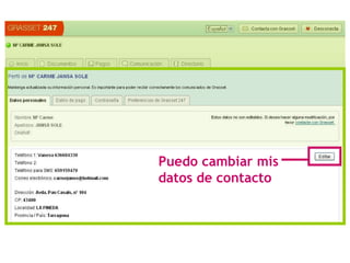 Puedo cambiar mis datos de contacto 
