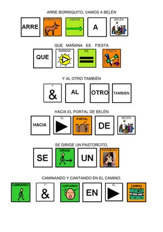 ARRE BORRIQUITO, VAMOS A BELÉN
CAMINANDO Y CANTANDO EN EL CAMINO.