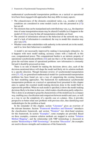 Optimisation In Synchromodal Logistics From Theory To Practice Frank ...