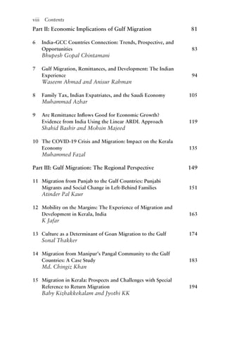 Indian Migration To The Gulf Issues Perspectives And Opportunities ...