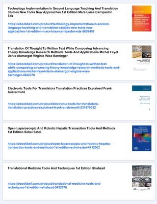 Andy Rothwell Translation Tools And Technologies Andrew Rothwell Joss Moorkens | PDF