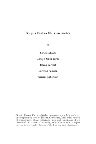 George Perrone Knowledge And Experience In The Writings Of St Isaac Of Nineveh ...