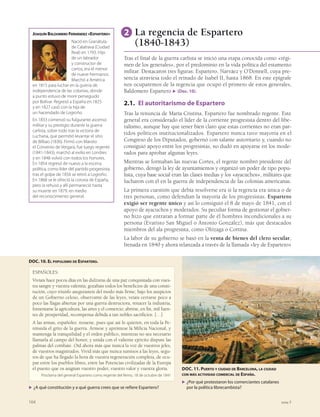 21
Las raíces históricas de España
conectaba toda la franja costera mediterránea con Roma; la vía de la Plata,
que unía Hispalis con Emerita Augusta y Asturica Augusta (Astorga); y la
vía Transversal, que unía Emerita Augusta con Caesaraugusta (Zaragoza)
atravesando toda la Meseta ▶ (Doc. 19).
3.5. La asimilación de la cultura romana
La dominación romana de Hispania supuso que su cultura, sus costum-
bres, sus leyes y su religión se impusieran sobre los pueblos autóctonos. El
proceso de asimilación ha sido denominado romanización. Esta evolu-
ción se vio favorecida por algunos de los aspectos que ya hemos estudiado
anteriormente, como la integración de Hispania en el sistema económico
del imperio y la cohesión territorial. También fue destacable el papel del
ejército como medio de integración de los indígenas y, como elemento
fundamental, la extensión de la ciudadanía romana (el emperador Cara-
calla la concedió a todos los hombres libres en el 212 d.C.).
La difusión del latín, del derecho romano y de la religiosidad –primero
pagana, luego cristiana– fueron las principales manifestaciones de la roma-
nización.
t El latín se difundió como lengua de prestigio para la literatura, la cien-
cia, el derecho y la política. Su uso se extendió por todo el territorio
pero especialmente en las zonas meridional y mediterránea. Su difu-
sión, no solo oral sino también escrita, le permitió imponerse sobre las
lenguas autóctonas que, no obstante, no desaparecieron totalmente. Al-
gunos relevantes autores latinos fueron de origen hispano: Marcial, Sé-
neca, Lucano, etc.
t El uso del derecho romano se extendió por toda la Península. Su em-
pleo no solamente regulaba las relaciones privadas, sino también las
instituciones políticas y su funcionamiento. Sirvió para cohesionar la
sociedad y difundir los principios de justicia y convivencia. Todavía
hoy es uno de los fundamentos del derecho occidental.
t La dominación romana impuso también las creencias religiosas propias
del Imperio romano. Se respetaron las creencias locales pero era obligado
el culto al emperador y a los tres dioses que simbolizaban el poder de
Roma: Júpiter, Juno y Minerva (la llamada Tríada Capitolina). En este
sentido la religión era utilizada como medio de integración política.
Más tarde, a partir del siglo III d.C., se difundió también el cristianismo
en Hispania. En un principio los cultos cristianos fueron perseguidos
porque sus fieles se negaban a adorar a los dioses romanos y, sobre todo,
a dar culto al emperador. Pero el Edicto de Milán (313) decretó la liber-
tad religiosa y reconoció legalmente el cristianismo, que pasó a conver-
tirse en la iglesia oficial del Estado con el emperador Teodosio I en el
año 380 ▶ (Doc. 20). A partir de entonces la Iglesia cristiana colaboró con
el imperio y ambas estructuras se superpusieron, mezclando las tareas
religiosas con las políticas.
No obstante, surgieron diversos movimientos heréticos que cuestiona-
ron el nuevo papel del cristianismo como una religión oficial que, ade-
más, iba enriqueciéndose paulatinamente; entre ellos destacó el pris-
cilianismo, que arraigó en Galicia a finales del siglo IV. Desde allí se
extendió a otras provincias.
Estos elementos conformaron algunas de las características esenciales
–lenguas romances, religión cristiana, principios políticos y judicia-
les– que han ido configurando el devenir de las sucesivas sociedades que
se han asentado en el territorio de lo que se denominaba Hispania.
DOC. 20. EL EDICTO DE TESALÓNICA.
Queremos que todos los pueblos que son
gobernados por la administración de
nuestra clemencia profesen la religión
que el divino apóstol Pedro dio a los ro-
manos, que hasta hoy se ha predicado
como la predicó él mismo, y que es evi-
dente que profesan el pontífice Dámaso
y el obispo de Alejandría, Pedro, hombre
de santidad apostólica. Esto es, según la
doctrina apostólica y la doctrina evan-
gélica creemos en la divinidad única del
Padre, del Hijo y del Espíritu Santo bajo
el concepto de igual majestad y de la
piadosa Trinidad. Ordenamos que ten-
gan el nombre de cristianos católicos
quienes sigan esta norma, mientras que
los demás los juzgamos dementes y locos
sobre los que pesará la infamia de la he-
rejía. Sus lugares de reunión no recibirán
el nombre de iglesias y serán objeto, pri-
mero de la venganza divina, y después
serán castigados por nuestra propia ini-
ciativa que adoptaremos siguiendo la
voluntad celestial.
Edicto de los emperadores Graciano, Valenti-
niano (II) y Teodosio Augusto, al pueblo de la
ciudad de Constantinopla, 380 d.C.
▶ ¿Qué establecía este edicto? ¿Qué
cambio suponía respecto a la tradición
anterior?
 