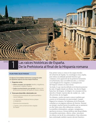 Las preguntas de Selectividad relacionadas con el primer
tercio del siglo XX son muy frecuentes:
1 Preguntas cortas.
t Explicar acontecimientos, por ejemplo: Semana Trágica,
1909; desastre de Annual, 1921; crisis de 1917.
t Caracterizar personajes, por ejemplo: Antonio Maura,
José Canalejas, Alfonso XIII, Miguel Primo de Rivera.
2 Temas para desarrollar, relacionados con:
– Las principales características del reinado de Alfonso XIII.
– La crisis final de la Restauración: el impacto de la Primera
Guerra Mundial y el agotamiento del sistema político.
– El problema de Marruecos en el reinado de Alfonso XIII.
– La dictadura de Primo de Rivera.
3 Comentarios de texto:
– Manifiesto del comité de huelga, 12 de agosto de 1917.
– Manifiesto de Primo de Rivera, 13 de septiembre de 1923.
– Cartilla de la Unión Patriótica.
286 287
el tiempo
1903
Fundación de Unión Republicana.
1904
Acuerdo franco-español sobre el reparto de Marruecos.
1906
Ley de Jurisdicciones. Conferencia de Algeciras.
1907
Reforma de la Ley Electoral.
1908
Creación del Bloque de Izquierdas. Formación del Partido Radical.
1909
Emboscada rifeña en el Barranco del Lobo. Semana Trágica.
1910
Fundación de la CNT. Ley del Candado.
1912
Protectorado de Francia y España sobre Marruecos.
1914
Mancomunidad de Cataluña. Estalla la Primera Guerra Mundial.
1917
Crisis militar, política y social.
Regeneracionismo y renovación política
(1902-1917)
1918
Congreso regional de Sants
de la CNT, en el que se forman
los sindicatos únicos.
1918-1920
Trienio bolchevique andaluz.
1919
Huelga de la Canadiense.
Violencia y pistolerismo
en Barcelona. Fundación
de los sindicatos libres.
1921
Asesinato de Dato. Desastre
de Annual.
1922
Expediente Picasso. Comisión
Parlamentaria sobre el Desastre
de Annual.
1923
Golpe de Estado del general
Primo de Rivera.
Colapso del sistema
(1918-1923)
1923
Primo de Rivera, presidente del
Directorio Militar. Proclamación
del estado de guerra hasta 1925.
1924
Estatuto Municipal. Creación
de la Unión Patriótica.
1925
Directorio Civil. Desembarco
de Alhucemas. Acción Republicana.
1926
Organización Corporativa Nacional.
«La Sanjuanada».
1927
Constitución de la Federación
Anarquista Ibérica (FAI).
1930
Dimisión de Primo de Rivera. Pacto
de San Sebastián. Insurrección militar
en Jaca y Cuatro Vientos.
Dictadura de Primo
de Rivera (1923-1930)
La crisis de 1898 generalizó un deseo de cambios en
el desprestigiado sistema político de la Restauración.
Los primeros años de la monarquía de Alfonso XIII
se caracterizaron por los intentos de los nuevos líderes
de los partidos dinásticos de reformar el sistema
desde dentro. Pero los proyectos de regeneración
y democratización del sistema terminaron fracasando.
El crecimiento de las ciudades, el aumento de las clases
medias y populares urbanas y de las organizaciones
obreras acentuó la fractura entre una sociedad de masas
y un sistema político de naturaleza oligárquica.
El período de 1918-1923 marcó la crisis definitiva
de la Restauración. La inestabilidad política, el creciente
protagonismo de los militares, la agudización de la
conflictividad social y de nuevo el problema colonial,
ahora en el Protectorado de Marruecos, crearon el clima
favorable a una solución autoritaria que sobrevino
con el golpe de Estado del general Primo de Rivera.
El fracaso del «regeneracionismo» autoritario
de la dictadura de Primo de Rivera arrastró a la propia
monarquía de Alfonso XIII y abrió paso
a la implantación de la república en abril de 1931.
El reinado de Alfonso XIII:
la crisis de la Restauración
tema
12
PLAN PARA SELECTIVIDAD
el contexto
310 tema 12 311
El reinado de Alfonso XIII: la crisis de la Restauración
11 Explica brevemente los siguientes CONCEPTOS:
t Unión Patriótica. (Andalucía, modelo 7 de 2007)
t CAMPSA. (Extremadura, junio de 2007)
12 Explica brevemente los siguientes HECHOS:
t Semana Trágica. (Castilla y León, junio de 2007)
t Desastre de Annual. (Galicia, junio de 2005)
13 PREGUNTAS CORTAS:
t El problema de Marruecos durante el reinado de Alfonso XIII.
(Extremadura, junio de 2007)
t Analiza brevemente los componentes más importantes
de la crisis de 1917. (Asturias, junio de 2004)
t Explica las causas y objetivos del golpe de Estado
del general Primo de Rivera. (Madrid, septiembre de 2007)
14 TEMAS para desarrollar:
t Explica el regeneracionismo político durante los gobiernos
de Maura (1907-1909) y de Canalejas (1910-1912).
(Castilla-La Mancha, septiembre de 2005)
t La evolución del sistema político de la Restauración
entre 1900 y 1923. (Baleares, modelo 1, septiembre de 2005)
t La dictadura de Primo de Rivera y el efímero regreso
a la monarquía parlamentaria. (Murcia, septiembre de 2006)
t Explica el Directorio Civil (1925-1930) de la dictadura de Primo
de Rivera y la evolución política hasta la caída de la monarquía
(abril 1931). (Castilla-La Mancha, septiembre de 2006)
t Problemas sociales en el Estado español, 1900–1923.
(Baleares, modelo 1, septiembre de 2005)
t La dictadura de Primo de Rivera (1923-1931): la quiebra
de la monarquía parlamentaria; la política de la dictadura
y el contexto internacional; la caída de la dictadura y de
la monarquía. (Asturias, junio de 2007)
7 Define en un párrafo los siguientes CONCEPTOS, PERSONAJES y ORGANIZACIONES. Céntrate
en su significado y su papel durante el período 1902-1930.
t Regeneracionismo. t Antonio Maura. t FAI.
t Maurismo. t José Canalejas. t Conjunción Republicano-Socialista.
t Corporativismo. t Alfonso XIII. t Solidaritat Catalana.
t Pistolerismo. t Miguel Primo de Rivera. t Organización Corporativa Nacional.
t «Revolución desde arriba». t Dámaso Berenguer. t PCE.
8 Anota la fecha de los siguientes HECHOS. Después escribe un párrafo de un máximo de 10 líneas
explicando en qué consistió cada uno de ellos.
t Ley de Jurisdicciones. t Asamblea de Parlamentarios. t Expediente Picasso.
t Ley de Mancomunidades. t Pacto de San Sebastián. t Juntas de Defensa.
t Ley del Candado. t Trienio bolchevique. t Directorio Civil.
PREPARAR LA PRUEBA DE SELECTIVIDAD
Repaso
Preguntas teóricas
LA CRISIS DEL ESTADO LIBERAL DE LA RESTAURACIÓN
Regeneracionismo y renovación política (1902-1917)
Los intentos de regeneración de los partidos del turno
t Últimas décadas del siglo XIX: los regeneracionistas realizan
propuestas para la modernización de España.
t Maura, líder del Partido Conservador, pone en marcha
su proyecto de reformas.
t La Semana Trágica de Barcelona en 1909 da al traste
con el primer intento reformista.
t José Canalejas, líder del Partido Liberal, emprende su proyecto
regeneracionista.
t El asesinato de Canalejas en 1912 trunca el segundo intento
de regeneración.
La oposición y el movimiento obrero
t Escisión en el republicanismo: radical y reformista.
t Los principales nacionalismos eran el catalán (Lliga Regionista)
y el vasco (PNV).
t El movimiento obrero se caracteriza por su debilidad numérica
y la división en dos corrientes: anarquistas y socialistas, aunque
la tendencia es a crecer en apoyos.
El impacto de la Primera Guerra Mundial
t La neutralidad española tiene diversos efectos:
– La economía española experimenta una espectacular
expansión que enriquece a la burguesía industrial
y financiera.
– Provoca un imparable aumento de los precios
de los productos básicos.
– Se agravan las diferencias sociales y la agitación social
aumenta.
t La crisis de 1917 origina una de las situaciones más graves
del sistema político de la Restauración. Es una crisis que
se manifiesta en tres frentes:
– Militar: Juntas de Defensa.
– Política: Asamblea de Parlamentarios.
– Social: huelga general.
6 Lee atentamente la síntesis y complétala con aquellos puntos que consideres que faltan.
Etapa parlamentaria Dictadura de Primo de Rivera
Fecha
Tipo de gobierno
y sistema político
Apoyos políticos
Situación económica
y social
Grupos de oposición
9 Resume las principales características de las ETAPAS
del reinado de Alfonso XIII:
10 Explica cómo influyeron estos FACTORES
en la crisis del sistema de la Restauración:
t La situación de los partidos dinásticos.
t La evolución de los partidos no dinásticos:
mayor o menor peso.
t La agitación social.
t La crisis en Marruecos.
t El descontento militar.
t El apoyo del rey a la dictadura de Primo
de Rivera.
La dictadura de Primo de Rivera y el fin de la monarquía (1923-1931)
El Directorio Militar (1923-1925)
t El Directorio Militar disuelve de inmediato las Cortes, suspende
la constitución y las actividades de los partidos, y restablece
el orden público con duras medidas represivas.
t Proyectos «regeneracionistas» para erradicar el caciquismo,
aunque su resultado es decepcionante: en lugar de acabar
con el caciquismo, sustituye a unos caciques por otros.
t Su mayor éxito en esta etapa es la solución al problema
de Marruecos.
El Directorio Civil (1925-1930)
t Se crea Unión Patriótica, partido único.
t Asamblea Nacional Consultiva.
t Política económica caracterizada por el intervencionismo estatal
y el nacionalismo económico.
t Una política social y de reformas laborales.
t A partir de 1926 la dictadura empieza a perder apoyos y arrecia
la oposición.
t Dimisión de Primo de Rivera.
El fin de la monarquía (1930-1931)
t El rey pretende retornar a la normalidad constitucional.
t Las fuerzas de la oposición acuerdan en el Pacto
de San Sebastián implantar la república.
t Elecciones municipales del 12 de abril y proclamación
de la república.
La descomposición del sistema (1918-1923)
La inestabilidad política
t Descomposición de los partidos dinásticos; ni siquiera
los gobiernos de concentración logran dar estabilidad al sistema.
t Los partidos de la oposición experimentan un incremento de sus
apoyos, aunque no escapan a problemas de división interna.
La expansión del movimiento obrero
t A pesar del fracaso de la huelga general de 1917, tanto la UGT
como la CNT experimentan en estos años un notable aumento
de sus afiliados.
t También los empresarios formaron sus propias organizaciones
patronales y adoptaron una línea dura y de enfrentamiento
con los sindicatos.
t Numerosos conflictos: «trienio bolchevique» andaluz (1918-
1920); pistolerismo en Barcelona (1919-1923).
La guerra de Marruecos y sus consecuencias
t Desastre de Annual en 1921.
t La protesta de la opinión pública fuerza a los gobiernos del turno
a abrir una investigación sobre las responsabilidades.
t Poco antes de que el informe de responsabilidades
de la comisión parlamentaria llegue a las Cortes, se produce
el golpe de Estado de Primo de Rivera.
Al comenzar la unidad encontrarás:
t 
6OPlan para Selectividad con
algunos de los conceptos, preguntas
y comentarios de texto más frecuentes
en las pruebas de Selectividad.
t 
6Otexto introductorio que avanza
una visión global de los contenidos que
se tratan en la unidad.
t 
-BTFDDJØO«el contexto», que muestra
el ámbito geopolítico en el que
se desarrolla la unidad.
t 
-BTFDDJØO«el tiempo», con una
cronología básica de la etapa que vas
a estudiar.
En el interior, los contenidos
se desarrollan y estructuran
en epígrafes y subepígrafes.
Los términos cuyo significado puede
resultar desconocido o necesitan
aclaración están marcados con un
asterisco y su definición se encuentra
en el margen.
Cada uno de los documentos tiene un
pie explicativo y actividades propias.
En cada unidad hay uno o más
documentos que han aparecido
En Selectividad, con las preguntas
del examen original.
El tema se cierra con varias páginas
que te ayudarán a Preparar la prueba
de Selectividad.
La primera doble página está dividida
en dos apartados:
t 
-BTFDDJØO«Repaso» propone trabajar
la síntesis de los contenidos.
t 
-BTFDDJØO«Preguntas teóricas»
contiene conceptos, preguntas
cortas y temas para desarrollar
procedentes de exámenes reales
de Selectividad.
288 tema 12 289
El reinado de Alfonso XIII: la crisis de la Restauración
Los intentos de regeneración
de los partidos dinásticos
A comienzos del siglo XX el sistema político de la Restauración seguía vigen-
te. Sus fundamentos eran una monarquía liberal pero no democrática que
descasaba en la Constitución de 1876. Este sistema político había funcio-
nado con bastante estabilidad gracias al pacto entre los dos grandes partidos
dinásticos –conservador y liberal– para alternarse pacíficamente en el go-
bierno y a la pasividad y la desmovilización de un electorado en su mayoría
analfabeto. Uno y otro partido pactaban de antemano el resultado de las
elecciones, negociando con los caciques o jefes locales del partido el apoyo
a los candidatos oficiales y marginando a las fuerzas de la oposición.
Pero a fines del siglo XIX, una corriente ideológica, el regeneracionismo,
denunció ese sistema, dominado por la oligarquía, y realizó propuestas
para la modernización política, social y económica de España.
Cuando Alfonso XIII accedió al trono en 1902 ▶ (Doc. 1), los partidos di-
násticos, tras la desaparición de sus dos grandes líderes, el conservador
Cánovas (1897) y el liberal Sagasta (1903), vivieron sendas crisis motivadas
por las disputas internas y la ausencia de un liderazgo fuerte.
La debilidad interna de los partidos, en particular del liberal, fue una de las
causas de la inestabilidad política ya en los primeros años del siglo XX.
A pesar de ello, el sistema de turno se mantuvo. Entre 1902 y 1905 hubo
cinco gobiernos conservadores y desde 1905 a 1907 seis liberales.
En 1905, con los liberales en el gobierno, se produjo una de las crisis más
trascendentales del reinado de Alfonso XIII, la que enfrentó a los militares
con el catalanismo. Bajo la presión de los militares se aprobó la Ley de
Jurisdicciones en 1906, por la que las ofensas contra el ejército y la patria
serían juzgadas por tribunales militares. Esta ley puso de manifiesto la re-
novada intervención del ejército en la vida política.
En esta situación ambos partidos optaron por reforzarse eligiendo nuevos
líderes: Antonio Maura (conservador) y José Canalejas (liberal), que re-
presentan una nueva generación de políticos regeneracionistas.
1.1. Maura y el regeneracionismo conservador
El llamado «gobierno largo» de Maura (1907-1909) puso en marcha su
proyecto de «revolución desde arriba». Se trataba de hacer hondas refor-
mas políticas que diesen autenticidad al sistema liberal-parlamentario, pero
sin alterar las bases del régimen.
Con el objeto de propiciar la limpieza electoral, erradicar el caciquismo y
lograr el apoyo de las clases medias, se aprobó, en 1907, la Ley Electoral.
Declaraba el voto obligatorio, pero en la práctica no tuvo el deseado efecto
de sanear las elecciones, sino que agravó las prácticas caciquiles.
Su proyecto más importante fue la reforma de la Ley de Administración
Local, que también pretendía acabar con el caciquismo. Contemplaba una
mayor autonomía local y la posibilidad de crear mancomunidades locales
y provinciales. Otro de sus objetivos era satisfacer las crecientes aspiracio-
nes autonomistas de Cataluña, y abrió la vía para un entendimiento con la
Lliga Regionalista. Pero suscitó la oposición de liberales, republicanos e
incluso de los conservadores y no fue aprobada por el Parlamento.
Su programa incluyó otras disposiciones, como una política económica de
intervención estatal y de protección y fomento de la industria nacional;
y medidas sociales, como la creación del Instituto Nacional de Previsión,
la obligatoriedad de descanso dominical y la legalización de la huelga.
Otro de sus proyectos, la Ley de Represión del Terrorismo, dirigida sobre
todo contra los atentados anarquistas, fracasó por la oposición de republi-
canos, socialistas y liberales, que la consideraron una amenaza a las liber-
tades. Además sirvió de justificación para la formación de una alianza de
liberales y republicanos moderados, que formaron el Bloque de Izquierdas,
con un programa de reforma de la constitución que propiciase la apertura
democrática, la laicización del Estado y la libertad de cultos.
En este panorama de confrontación, las consecuencias de la guerra de
Marruecos dieron al traste con este primer intento reformista.
Marruecos y la Semana Trágica de 1909
Tras la crisis de 1898, la acción colonial de España se centró en el norte de
África, donde ya había establecido desde el siglo XV una serie de plazas
fuertes. En el marco de un imperialismo dominante en toda Europa, España
intentó formar parte del nuevo orden de las relaciones internacionales y
poner fin al aislamiento exterior. Por ello, Marruecos pasó a constituir el
eje de la política exterior del primer tercio del siglo XX.
Pero la expansión colonial de España en Marruecos estuvo subordinada y
limitada por los intereses de las grandes potencias coloniales europeas. Tras
sucesivas negociaciones internacionales (acuerdo franco-español de 1904,
Conferencia de Algeciras de 1906 y Declaraciones de Cartagena de 1907),
Francia y España, con el apoyo del Reino Unido, fijaron sus respectivas
zonas de influencia en Marruecos, marginando a Alemania.
A España le correspondía la zona norte, cuya pieza esencial era el Rif, un
territorio muy accidentado y habitado por cabilas o tribus de bereberes,
muy celosas de su independencia, hostiles a la presencia extranjera y que
no estaban sometidas al sultán, lo que dificultaba el dominio militar. Ello
obligó al gobierno a incrementar el contingente de tropas y llevar a cabo
diversas campañas militares para tratar de someter el territorio, asegurar la
explotación de las riquezas mineras (arrendadas a la Compañía Española de
Minas del Rif y otras compañías de capital francés y alemán) y proteger la
construcción del ferrocarril que debía unir las minas con Melilla.
En julio de 1909 los rifeños atacaron y asesinaron a cuatro obreros del
ferrocarril y hubo graves enfrentamientos entre las tropas españolas y los
cabileños. El gobierno decidió enviar tropas peninsulares de refuerzo y
movilizó a los reservistas en Cataluña, en su mayoría casados y con
hijos.
El embarque de las tropas en el puerto de Barcelona, el 18 de julio de 1909,
desencadenó un movimiento de protesta contra la guerra de Marruecos,
muy impopular desde la guerra de Cuba y más aún al comprobarse que se
libraban de ir quienes podían pagar una cantidad en metálico ▶ (Doc. 2).
El republicanismo más radical y anticlerical, los socialistas y los anarquistas
promovieron una huelga general contra la guerra y la política del gobierno
en Marruecos, que comenzó en Barcelona el 26 de julio y se extendió a
otras poblaciones cercanas.
Las noticias sobre la batalla del Gurugú y la emboscada en el Barranco
del Lobo, donde murieron 1.284 soldados españoles, desataron la violen-
cia. Entre el 26 de julio y el 1 de agosto, la huelga degeneró en una insu-
rrección espontánea, sin dirección ni planificación, conocida como la
Semana Trágica de Barcelona. Grupos armados con fusiles y pistolas
se enfrentaron a las fuerzas del orden. El fuerte sentimiento anticlerical
1
DOC. 1. JURA DE LA CONSTITUCIÓN POR
ALFONSO XIII, OBRA DE FERNÁNDEZ CARPIO.
▶ Describe la escena.
ANTONIO MAURA Y MONTANER (1853-1925)
Abogado de
formación intelectual
de fuerte raíz católica
y conservadora, inició
su carrera política
en el Partido Liberal
desempeñando
varios ministerios
y altos cargos.
En 1902 rompió con Sagasta, se incorporó
al Partido Conservador y un año más tarde
era ya el jefe del partido.
Plenamente identificado con el ambiente
regeneracionista imperante a comienzos
de siglo, su proyecto político de
«revolución desde arriba» partía
de la necesidad de reformas urgentes
en un sistema político y una
administración desvencijada y corrupta.
En 1912 Maura renunció a su acta de
diputado y anunció que se retiraba de la
política. No obstante, siguió manteniendo
un cierto peso en la vida política
al margen del Partido Conservador,
a cuya jefatura renunció en 1913.
Fue presidente del consejo de ministros
en breves gobiernos en 1918, 1919 y 1921.
En Selectividad
1 Localización del texto (tipo
de texto, autor, destinatario,
época…).
2 Resalta las ideas fundamentales
del texto.
3 Encuadra el texto en el proceso
histórico correspondiente.
4 Destaca la importancia del texto
para comprender el período
histórico en el que está inserto.
(País Vasco, junio de 2006)
DOC. 2. MOCIÓN DE LA ASAMBLEA OBRERA
DE TARRASA.
Considerando que la guerra es una con-
secuencia fatal del régimen de produc-
ción capitalista; considerando, además,
que dado el sistema español de recluta-
miento del ejército, solo los obreros ha-
cen la guerra que los burgueses declaran,
la Asamblea protesta enérgicamente:
1. Contra la acción del gobierno español
en Marruecos.
2. Contra los procedimientos de ciertas
damas de la aristocracia que insultaron
el dolor de los reservistas, de sus mujeres
y de sus hijos, dándoles medallas y es-
capularios, en vez de proporcionarles los
medios de subsistencia que les arrebatan
con la marcha del jefe de familia.
3. Contra el envío a la guerra de ciuda-
danos útiles a la producción y, en gene-
ral, indiferentes al triunfo de la cruz
sobre la media luna, cuando se podrían
formar regimientos de curas y frailes
que, además de estar directamente inte-
resados en el éxito de la religión católica,
no tienen familia ni hogar, ni son de uti-
lidad alguna al país […].
Compromete a la clase obrera a concen-
trar todas sus fuerzas por si hubiera de
declarar la huelga general para obligar al
gobierno a respetar los derechos que
tienen los marroquíes a conservar intac-
ta la independencia de su patria.
21 de julio de 1909
 