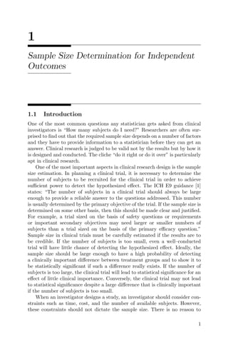 Sample Size Calculations For Clustered And Longitudinal Outcomes In ...