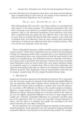 Sample Size Calculations For Clustered And Longitudinal Outcomes In ...