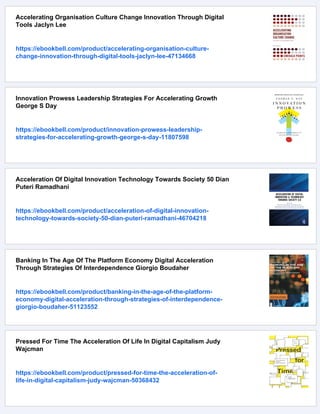 Accelerating Digital Transformation Of Smes Pohsun Seow Clarence Goh | PDF