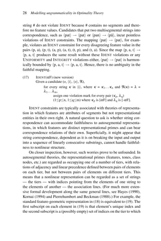 Modeling Ungrammaticality In Optimality Theory Sylvia Blaho Curt Rice | PDF