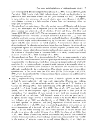 Ultracold Atoms In Optical Lattices Simulating Quantum Manybody Systems ...