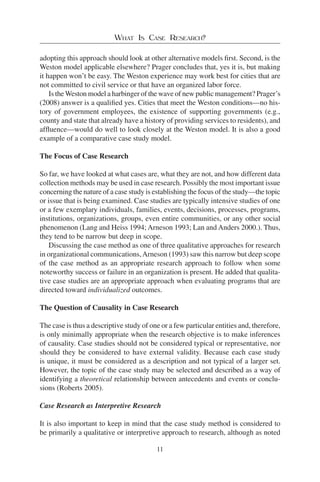 Case Research In Public Management David E Mcnabb | PDF