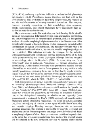 Extragrammatical Morphology In English 1st Elisa Mattiello | PDF