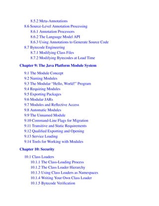 Core Java Vol Iiadvanced Features 12th Edition Cay S Horstmann | PDF