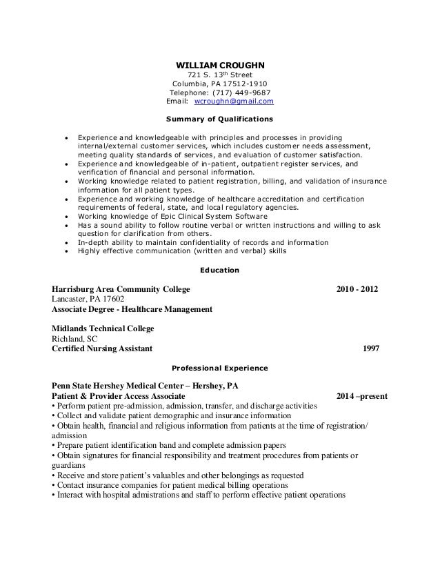 personal shopper resume