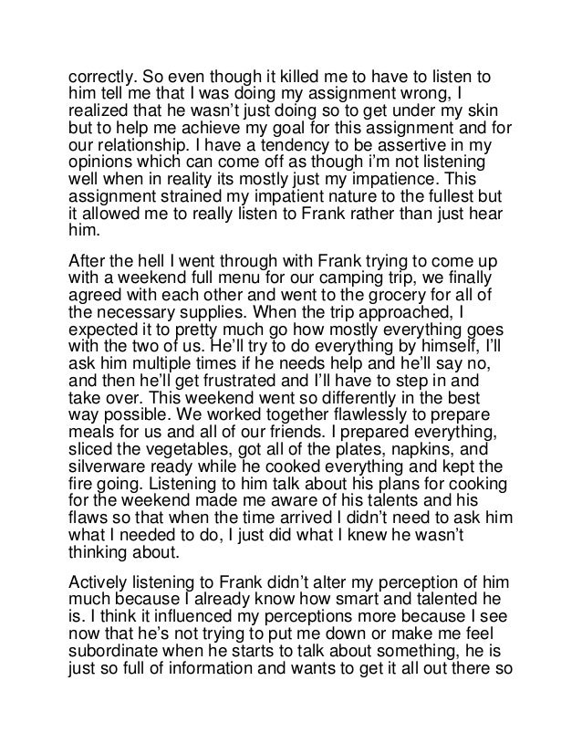 Essay on listening picture