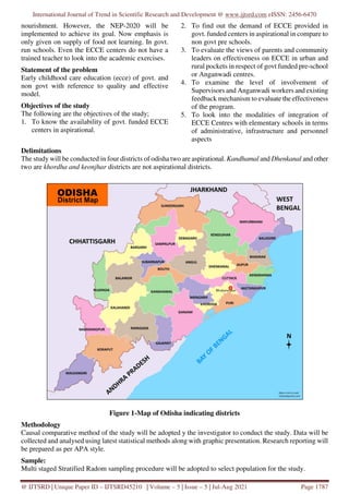 Early Childhood Care Education ECCE of Govt and Non Govt with Reference ...
