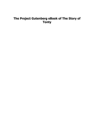 The Project Gutenberg eBook of The Story of
Tonty
 