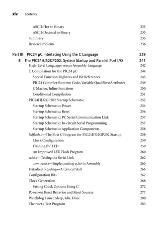 Microcontrollers From Assembly Language To C Using The Pic24 Family ...