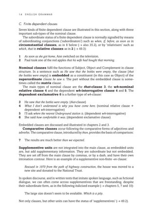 Set Off Clause Example English Grammar A University Course 3rd Angela Downing | PDF