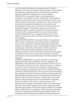 Prosodic Typology II The Phonology of Intonation and Phrasing Sun-Ah ...