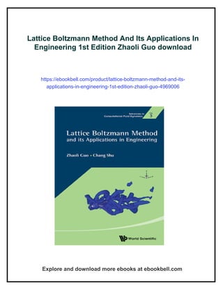Lattice Boltzmann Method And Its Applications In Engineering 1st ...