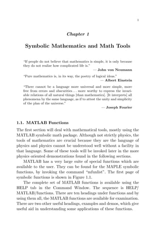 One Hundred Physics Visualizations Using Matlab Dan Green | PDF