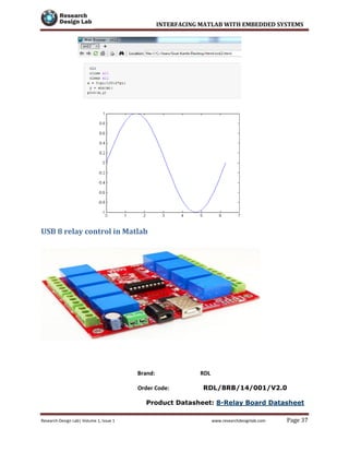Matlab R2015 interfacing matlab with embedded systems | PDF