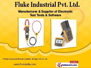 Manufacturer & Supplier of Electronic
       Test Tools & Software
 