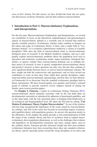 Macroevolution Explanation Interpretation And Evidence 1st Edition ...