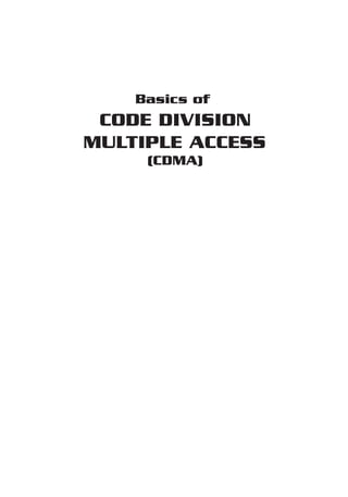 Basics Of Code Division Multiple Access Sohail A Dianat Raghuveer Rao | PDF
