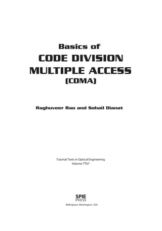 Basics Of Code Division Multiple Access Sohail A Dianat Raghuveer Rao | PDF