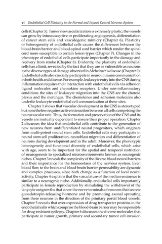 Endothelial Cell Plasticity In The Normal And Injured Central Nervous ...