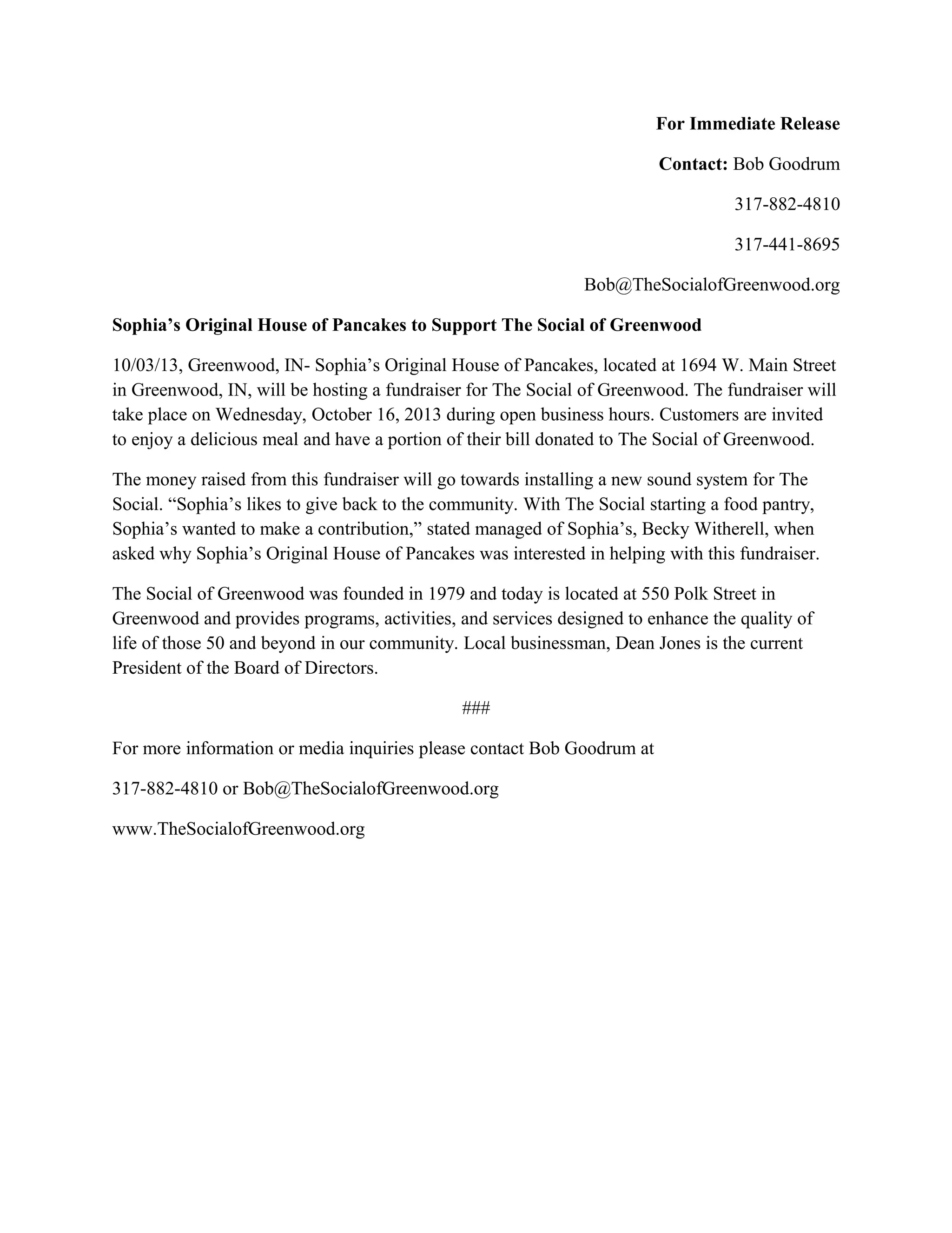 Sample press release 2 pdf
