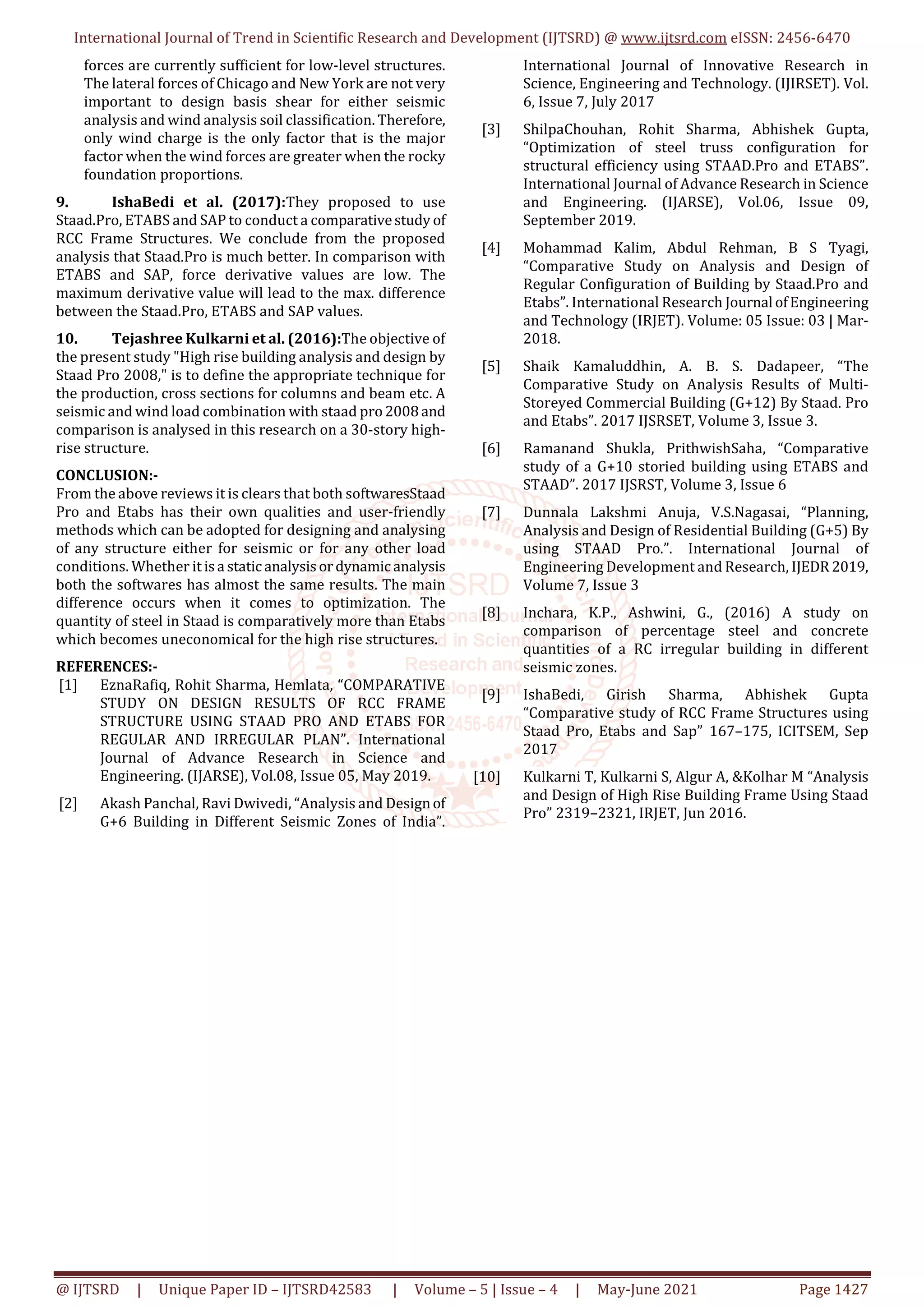 Comparative Study of Analysis of G 6 Building for Different Seismic ...